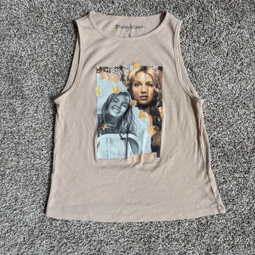 Britney-spears Women's Tan and Brown Vest
